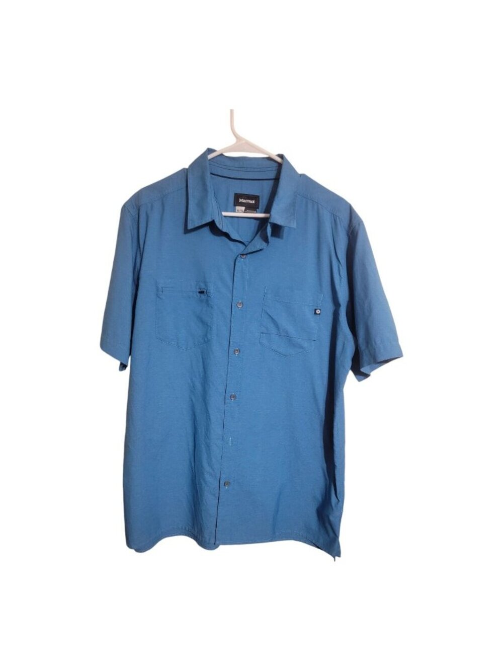 Marmot Shirt Mens Xl Blue Hiking Outdoor Camp Hike Gorpcore Preppy Career